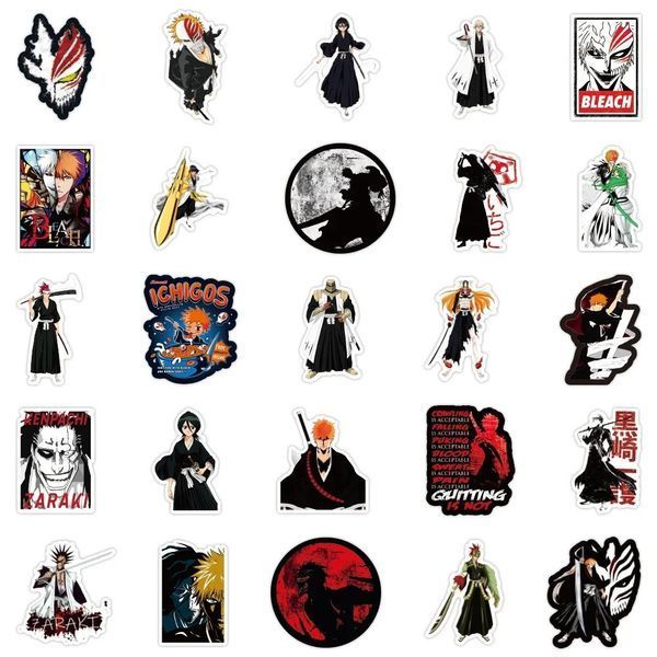 Вінілові стікери наліпки Bleach Блич 10шт а138/10 фото