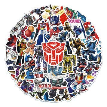 Вінілові стікери наклейки Transformers 10 шт а151/10 фото