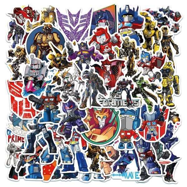 Вінілові стікери наклейки Transformers 10 шт а151/10 фото