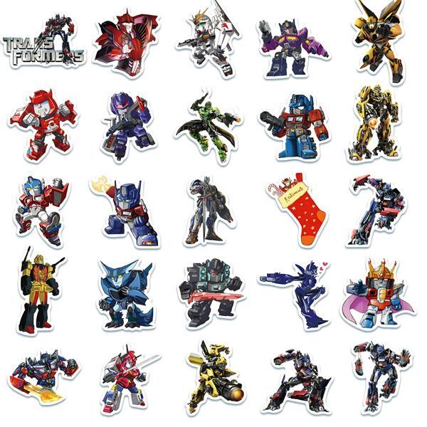 Вінілові стікери наклейки Transformers 10 шт а151/10 фото