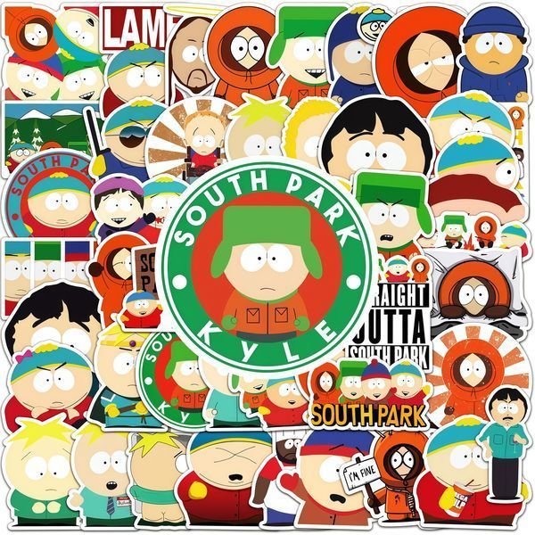 Виниловые стикеры наклейки Южный парк South park 10 шт а091/10 фото