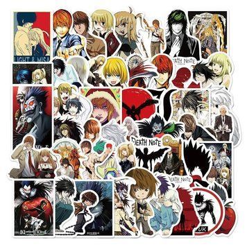 Виниловые стикеры наклейки аниме Death note 10 шт а079/10 фото