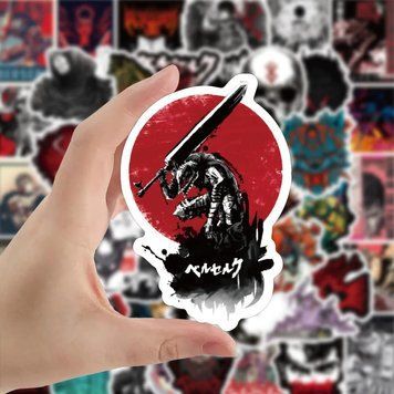 Вінілові стікери наліпки anime berserk аніме берсерк 10шт а038/10 фото