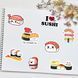 Виниловые стикеры наклейки Sushi Суши 10 шт а102/10 фото 5