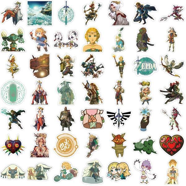 Виниловые стикеры наклейки The Legend of Zelda 10 шт а200/10 фото