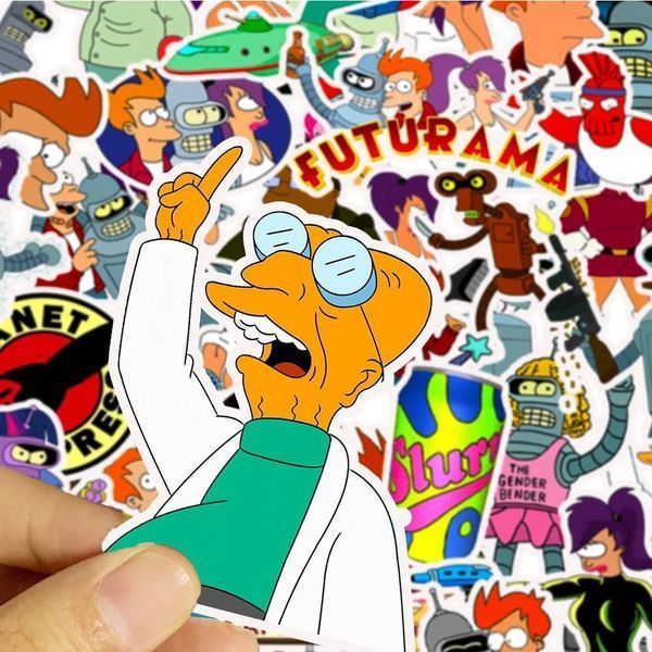 Вінілові стікери наліпки Futurama Футурама 10шт а131/10 фото