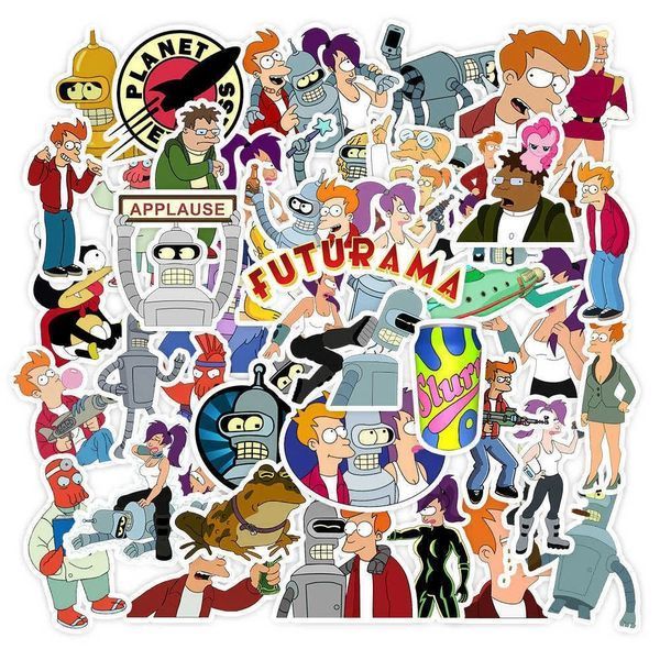 Вінілові стікери наліпки Futurama Футурама 10шт а131/10 фото