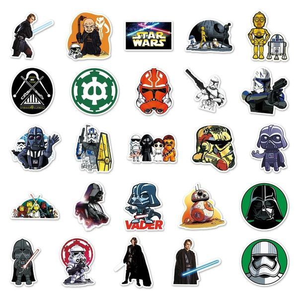 Виниловые стикеры наклейки Star Wars v2 10шт а231/10 фото